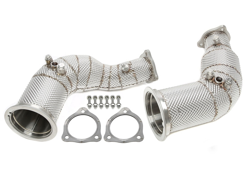 Decat Downpipe met hitteschild en OPF Audi A4-RS4 B9 Facelift / A5-RS5 F5 Facelift