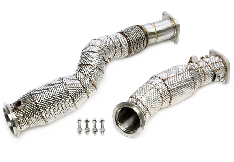 Downpipe met Katalysator en Hitteschild BMW M2 G87 / M3 G80 / M4 G82 G83 S58 460–510PS | RVS