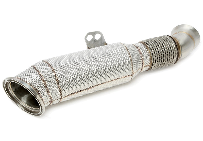 Downpipe met Katalysator en Hitteschild BMW X3 G01 / X4 G02 / X5 G05 / X6 G06 / X7 G07 B58 | RVS