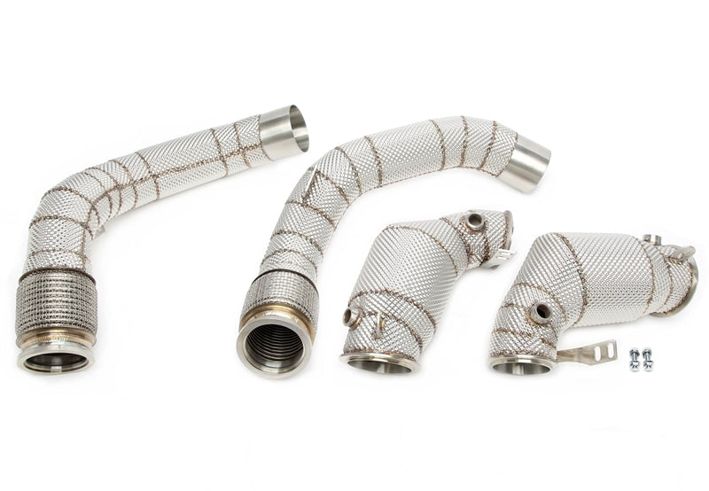 Downpipe met Katalysator en Hitteschild BMW M5 F90 en M8 G14/G15/G16 S63M