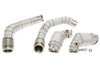 Downpipe met Katalysator en Hitteschild BMW M5 F90 en M8 G14/G15/G16 S63M