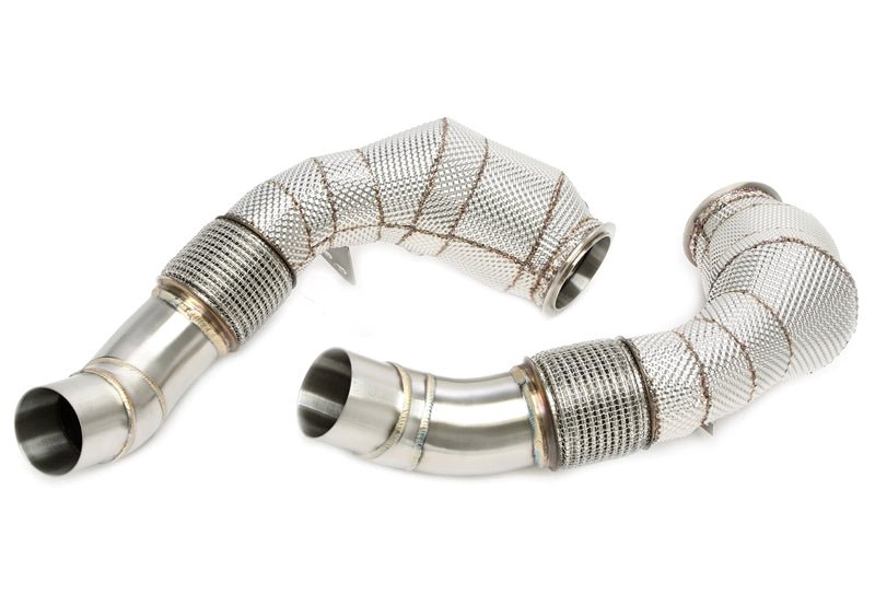 Downpipe met Katalysator en Hitteschild BMW M5 F10 en M6 F12/F13/F06 S63 B44 2