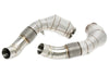Downpipe met Katalysator en Hitteschild BMW M5 F10 en M6 F12/F13/F06 S63 B44 2