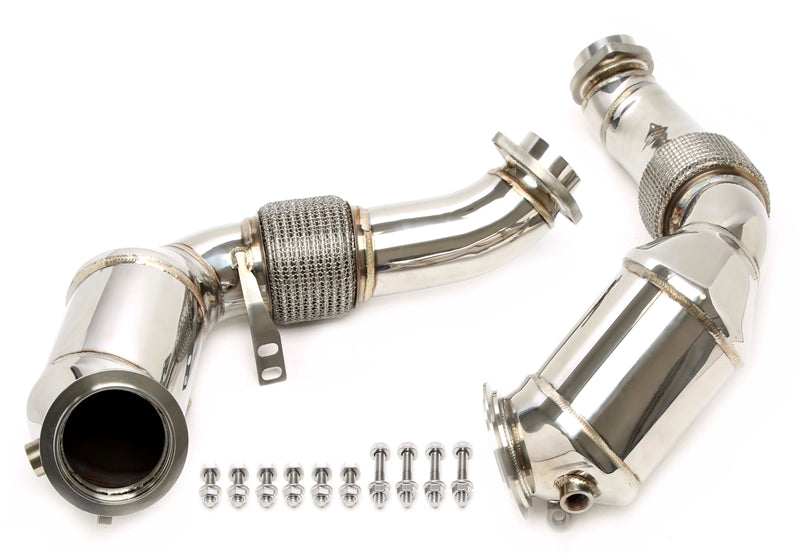 Downpipe Decat BMW 5/6/7 Serie en X5/X6 N63 met Flexslang