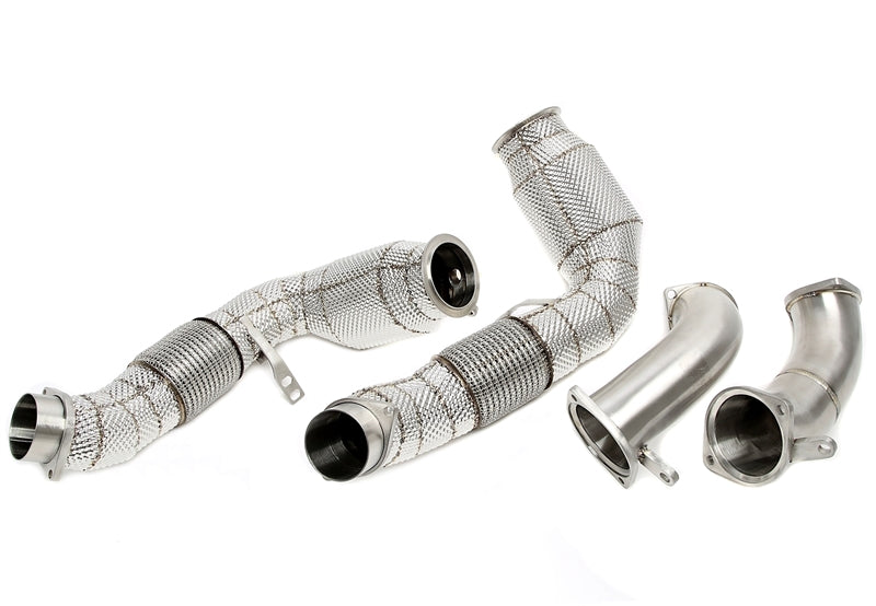 Downpipe met katalysator en hitteschild BMW X5 M G05 / X6 M G06 S68 2