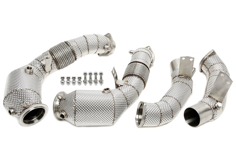 Downpipe met katalysator hitteschild en OPF BMW 5 Serie G30 550iX / 8 Serie G14 G15 G16 M850i