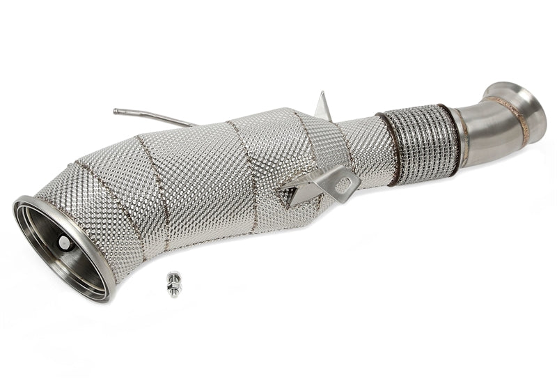 Downpipe met katalysator hitteschild en OPF BMW X5 X6 X7 G05 G06 G07 Facelift 40i B58