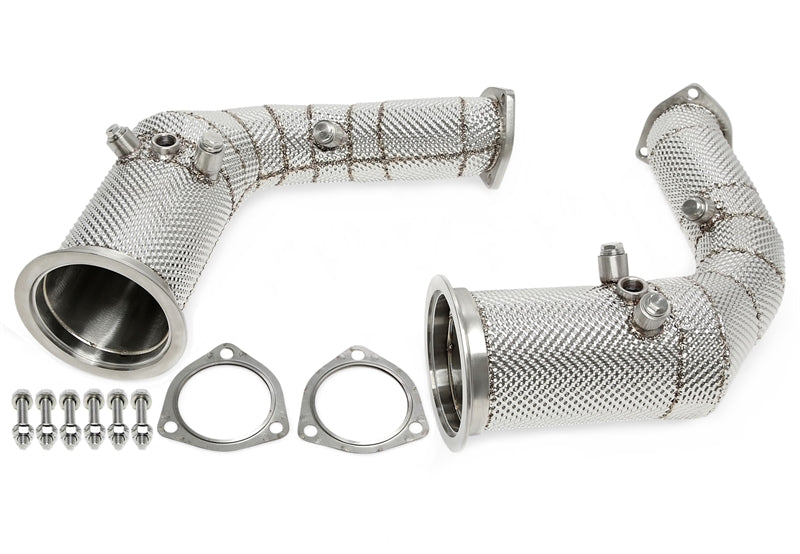 Decat Downpipe met hitteschild en OPF Audi RS Q8 4M en Lamborghini Urus