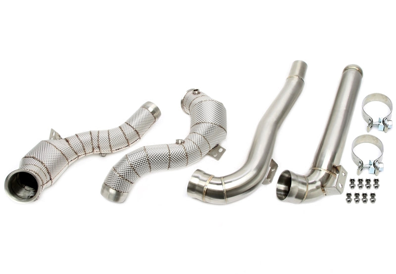 Downpipe met Katalysator en Hitteschild Mercedes-Benz AMG GT/GTS/GTC/GTR C190/R190 M178 (Links)