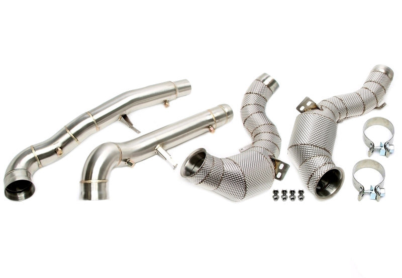 Downpipe met Katalysator en Hitteschild Mercedes-Benz AMG GT/GTS/GTC/GTR C190/R190 M178 (Rechts)