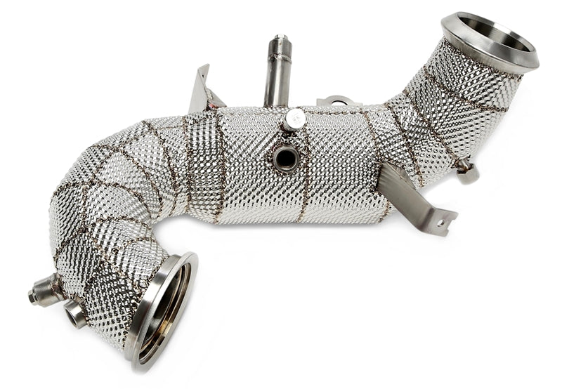 Downpipe met katalysator hitteschild en OPF Mercedes A45 en A45 S AMG W177 M139 2