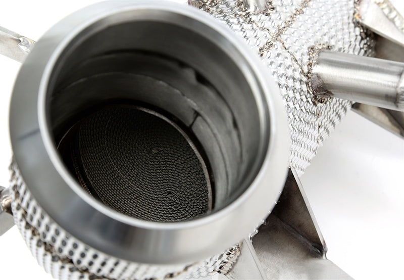 Downpipe met katalysator hitteschild en OPF Mercedes A45 en A45 S AMG W177 M139 3