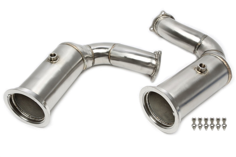 Downpipe met Katalysator Porsche Cayenne Turbo/Turbo S E-Hybrid 9YA 4.0 Biturbo zonder OPF