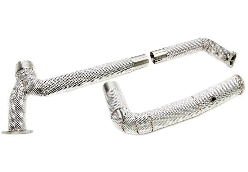Downpipe Decat met Hitteschild Porsche 718 Boxster/Cayman 982 2.0T/2.5S/GTS 2