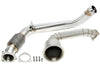 Downpipe Set met Katalysator Voorkatalysator + Decat Hoofdkatalysator Porsche Panamera S/4S 971 3.0T 330pk
