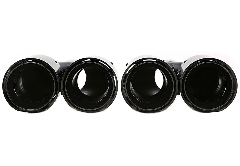 Uitlaatsierstukken zwart BMW 5 Serie F10 en F11 en 6 Serie F12 en F13 2
