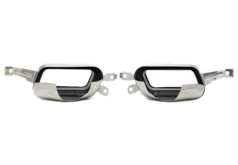 Uitlaatsierstukken double port chroom BMW 7 Serie F01 3