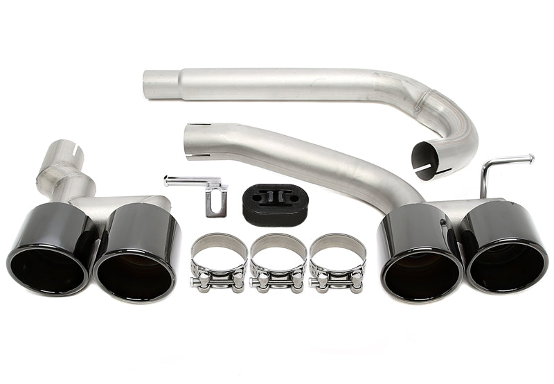 Uitlaatsierstukken double design chroom BMW 3 Serie F30 en F31