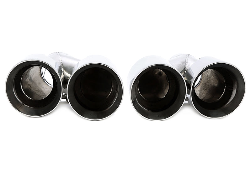 Uitlaatsierstukken double design chroom BMW 3 Serie G20 en G21 2