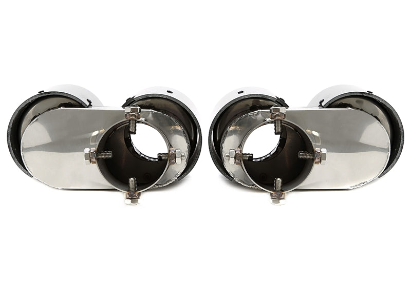 Uitlaatsierstukken double design zwart BMW 3 Serie G20 en G21 3