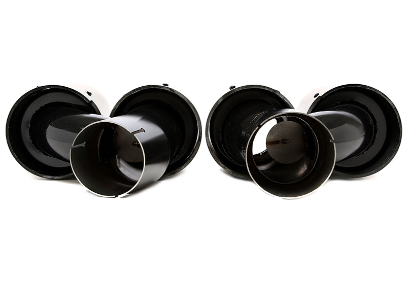 Uitlaatsierstukken double design zwart BMW 5 Serie G30 en G31 3
