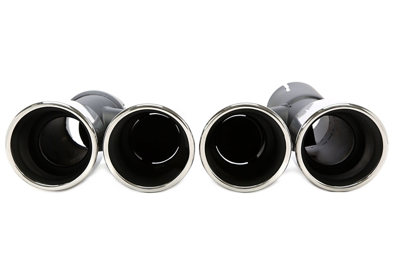 Uitlaatsierstukken double design ovaal chroom BMW 5 Serie G30 en G31 2