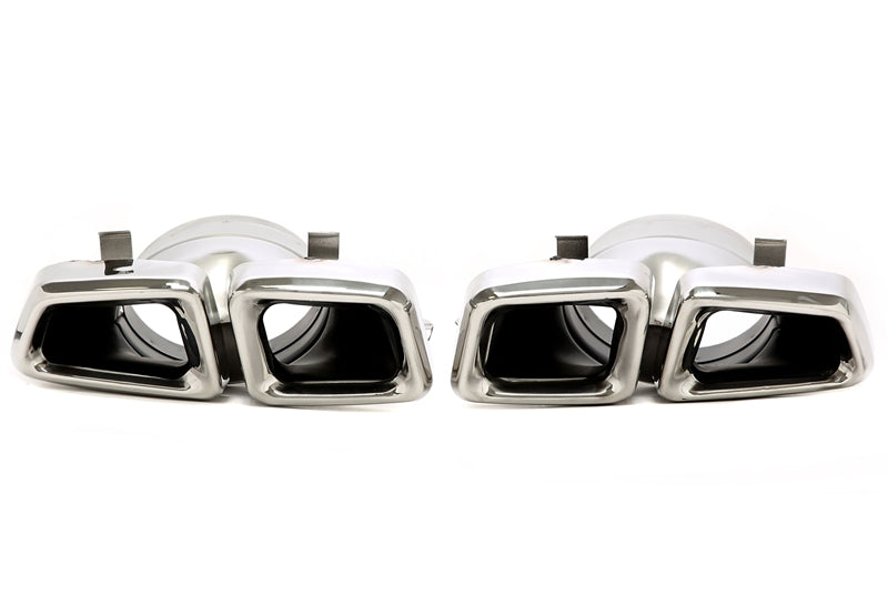 Uitlaatsierstukken double design chroom Mercedes ML-Klasse W166 2