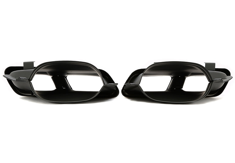 Uitlaatsierstukken double design chroom Mercedes C-Klasse W205 en GLC X253 / C253 3