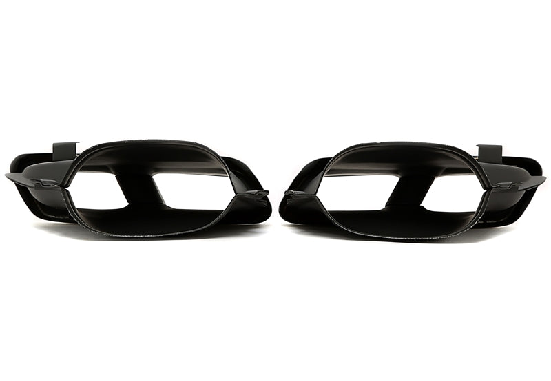 Uitlaatsierstukken double design whole chroom Mercedes C-Klasse W205 en GLC X253 / C253 3