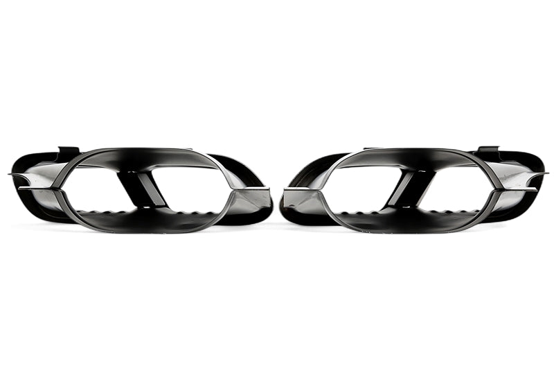 Uitlaatsierstukken double design C63 chroom Mercedes C-Klasse W205 3