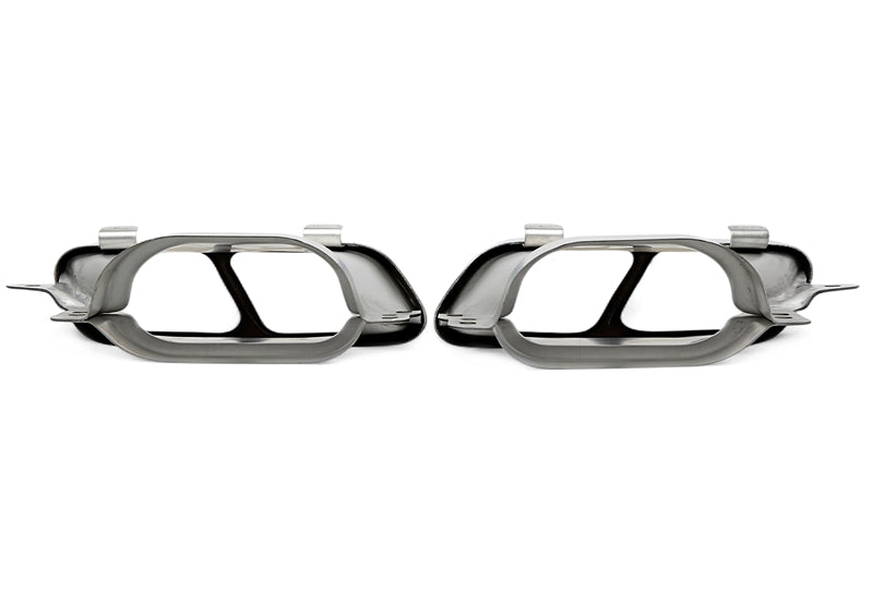 Uitlaatsierstukken double design chroom Mercedes A-Klasse W176 3