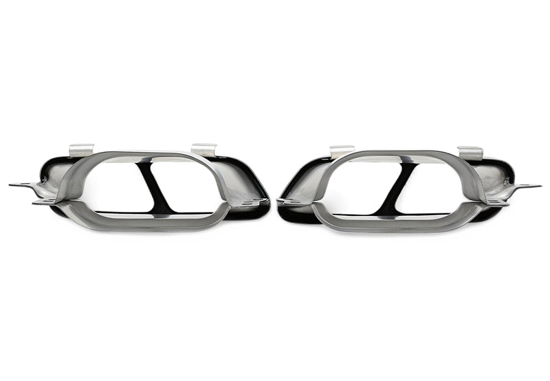 Uitlaatsierstukken double design zwart Mercedes A-Klasse W176 3