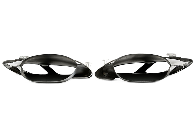 Uitlaatsierstukken double design C43 chroom Mercedes A-Klasse W176, C-Klasse W205 en GLC X253 3