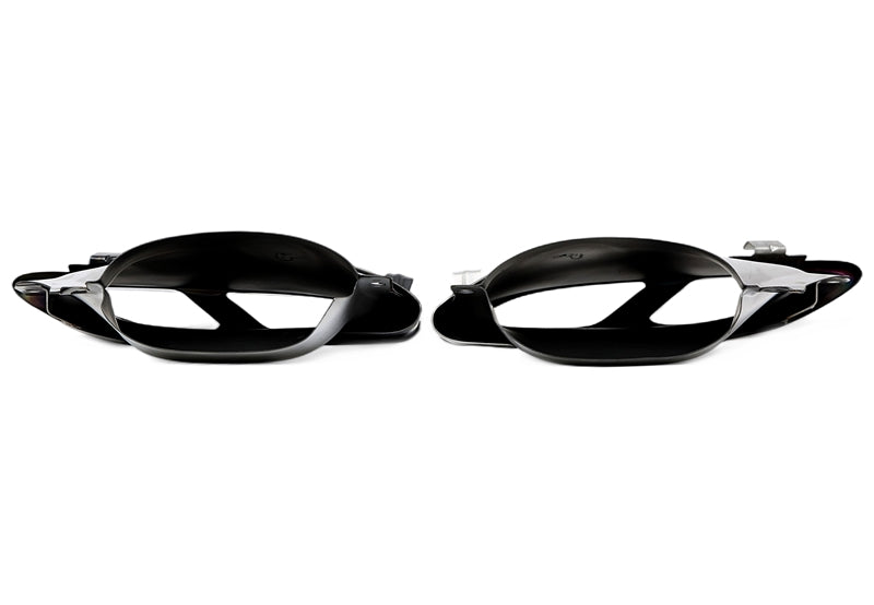 Uitlaatsierstukken double design C43 zwart Mercedes A-Klasse W176, C-Klasse W205 en GLC X253 3