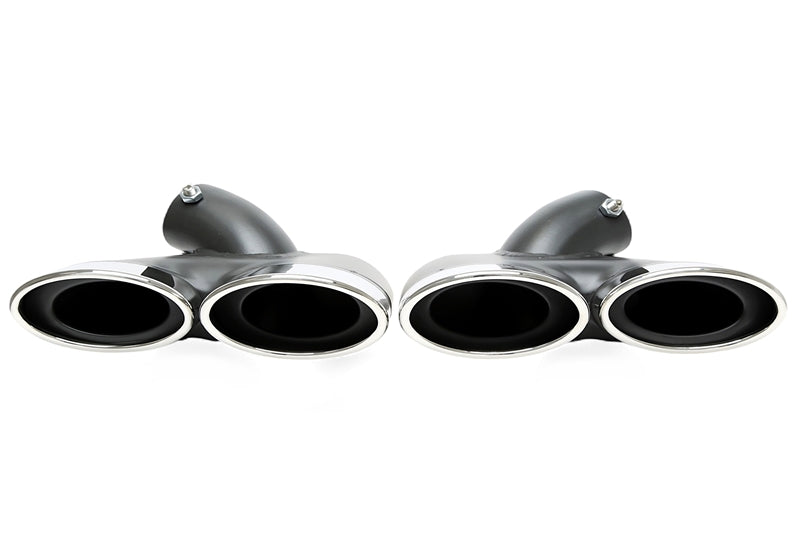 Uitlaatsierstukken double design chroom Mercedes E-Klasse W211