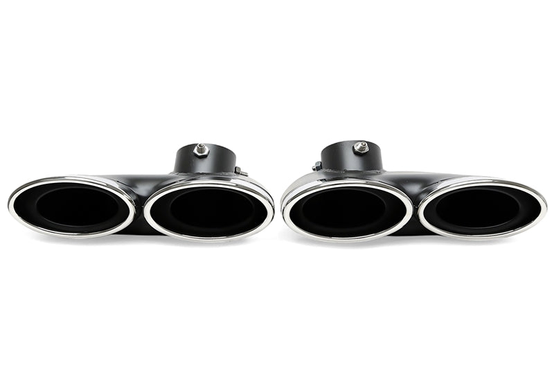 Uitlaatsierstukken double design chroom Mercedes S-Klasse W220