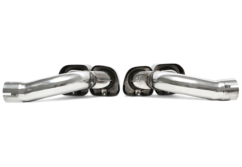 Uitlaatsierstukken double design zwart Porsche Cayenne 9Y0 3