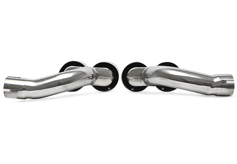 Uitlaatsierstukken double design geborsteld 95/75mm Porsche Cayenne 9Y0 3