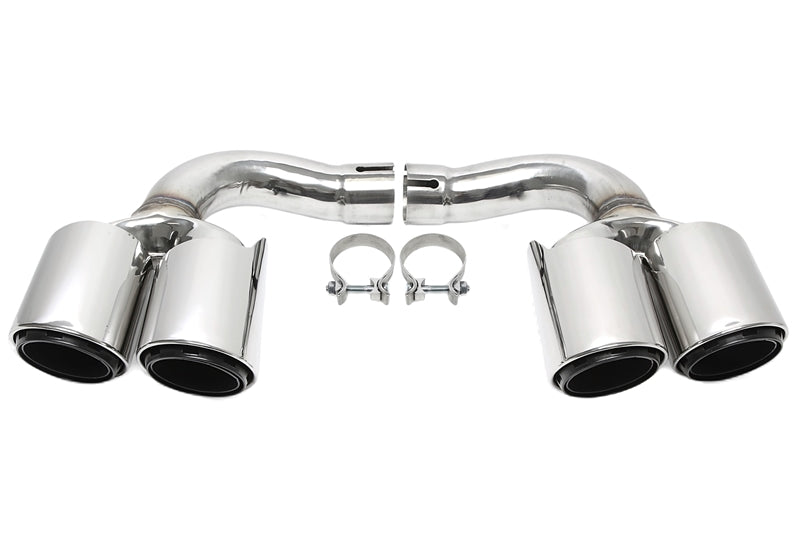Uitlaatsierstukken 3 inch uitvoering chroom Porsche Cayenne 9Y0