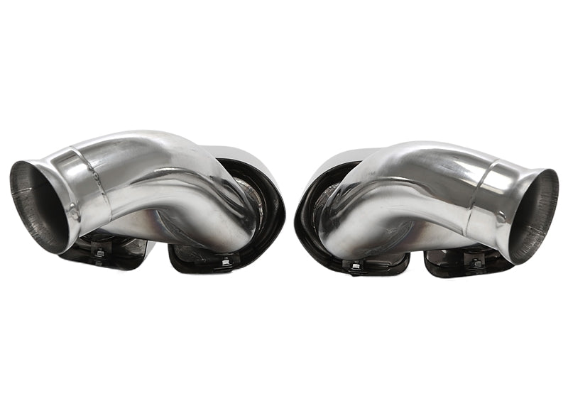 Uitlaatsierstukken double design vierkant zwart Porsche Cayenne 958.2 / 92A 3