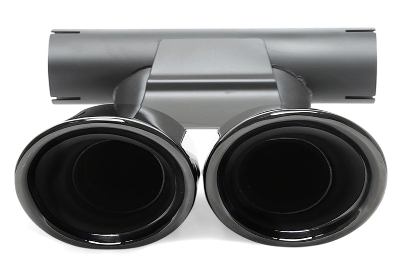 Uitlaatsierstukken double design zwart Porsche Boxster en Cayman 981 en 987 2