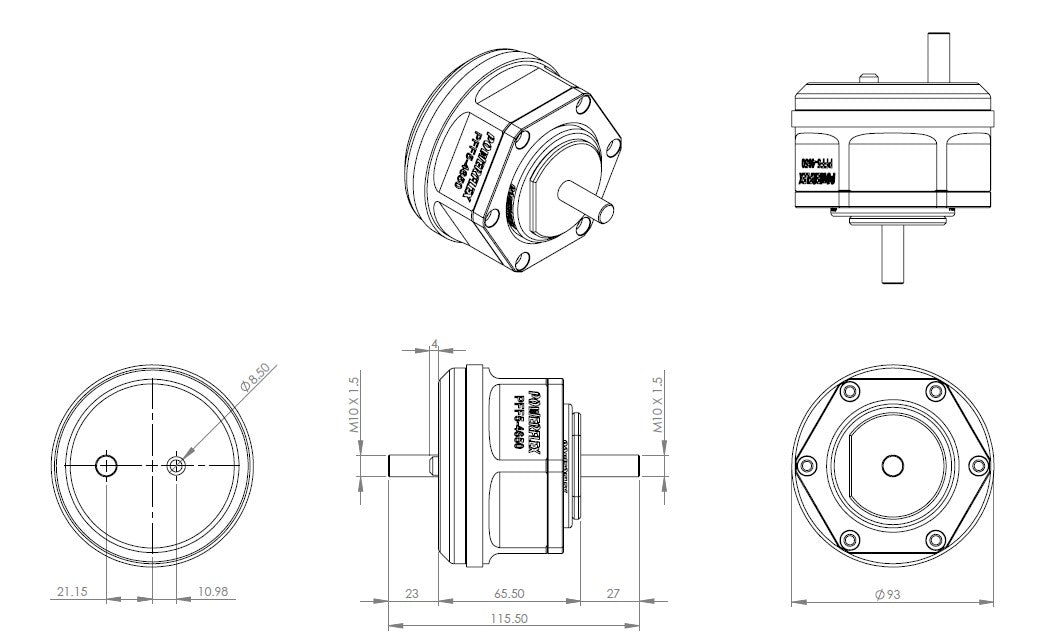 Powerflex Verstevigde motorsteunen BMW M3 E36 / M3 E46 / M3 E9X / 335i E9X 5