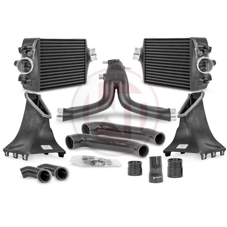 Wagner Competition pakket intercooler en Y-aanzuigbuis Porsche 911 991.2 Turbo en Turbo S