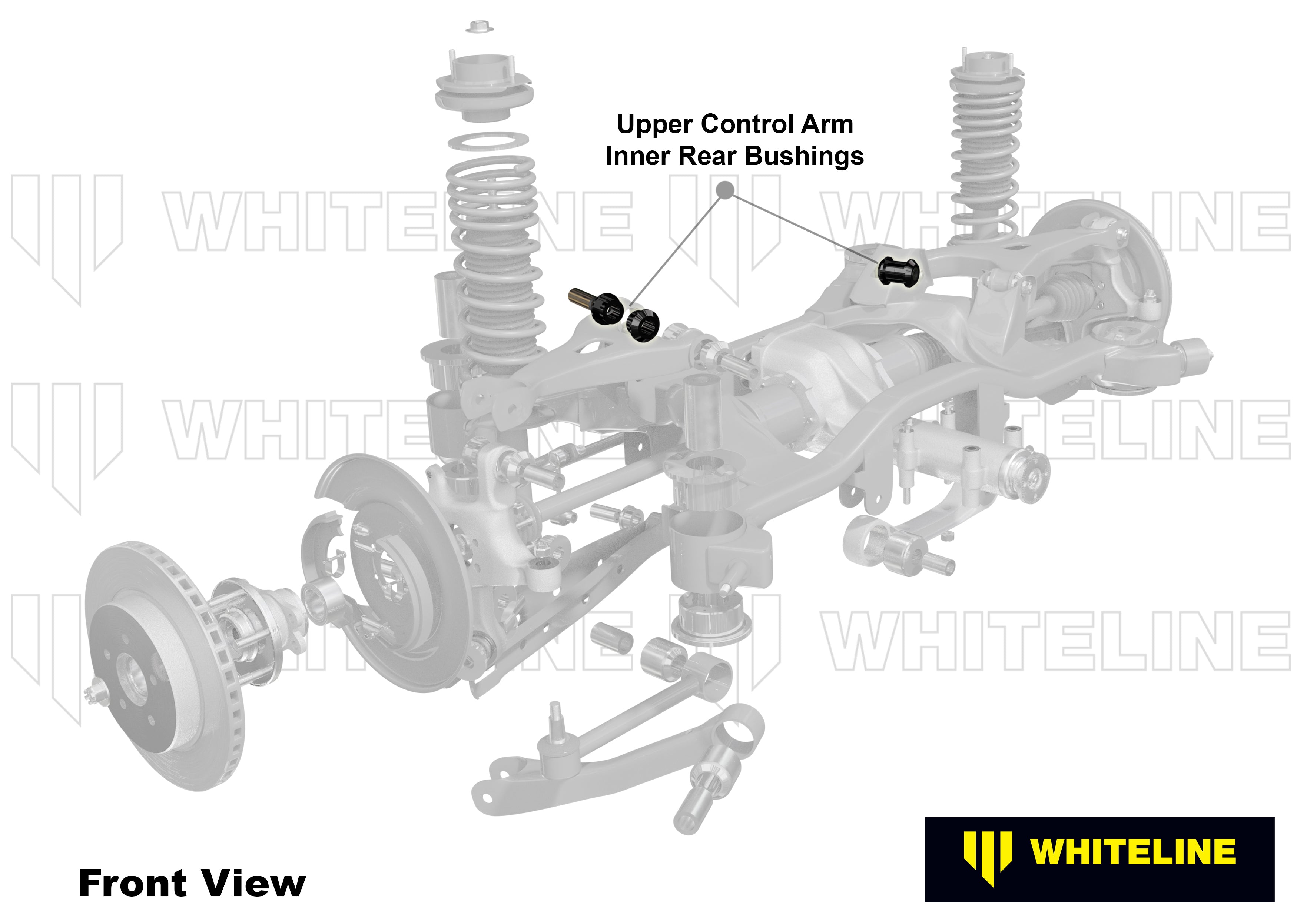 Whiteline Achterste draagarm binnenste achterste bussen Mitsubishi Lancer Evo 10
