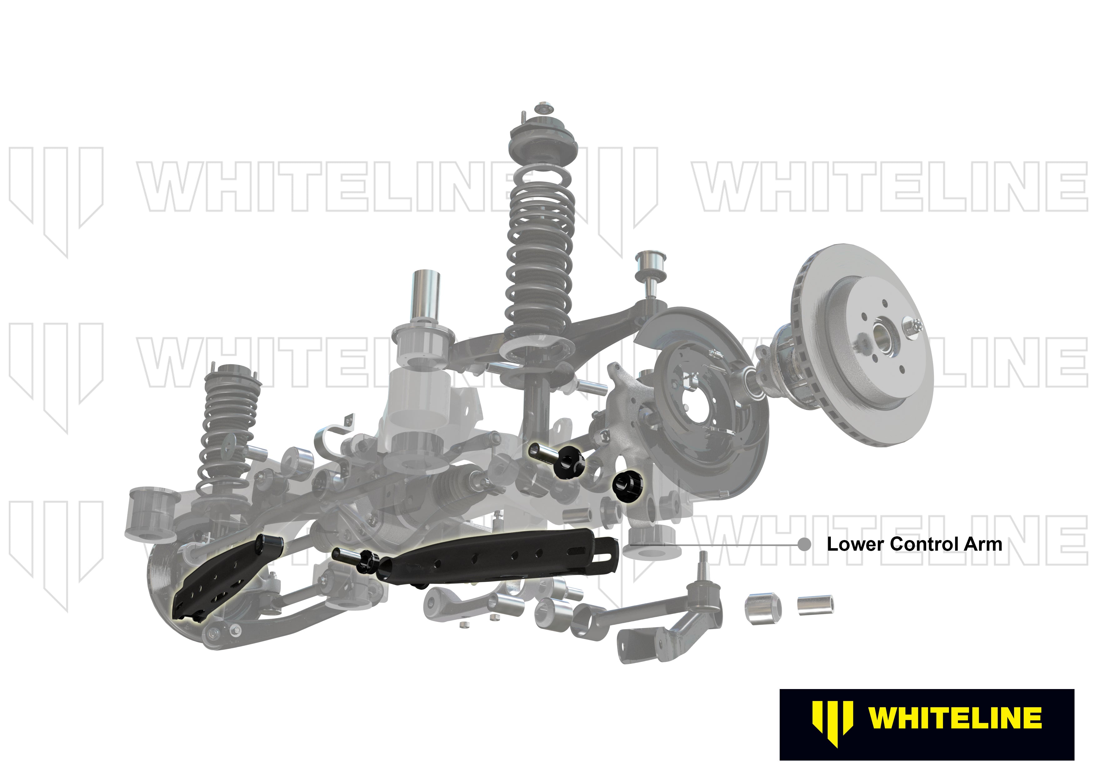 Whiteline Achterste onderste draagarmset Subaru BRZ / Impreza STI / Toyota GT86