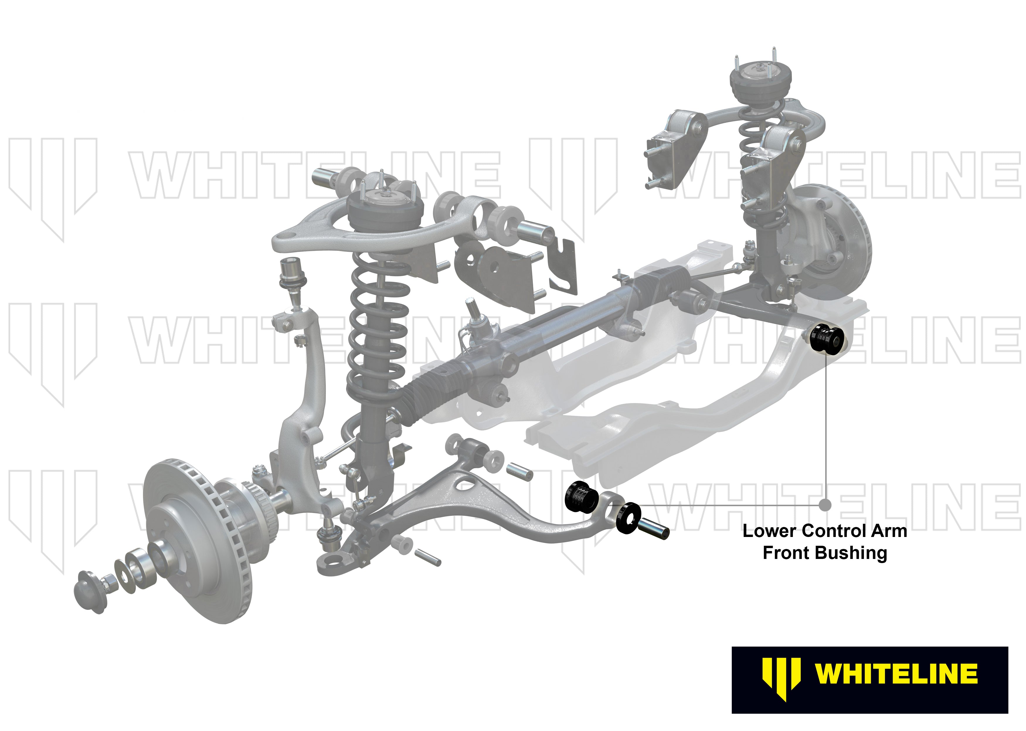 Whiteline Draagarmbussen Nissan GTR R35