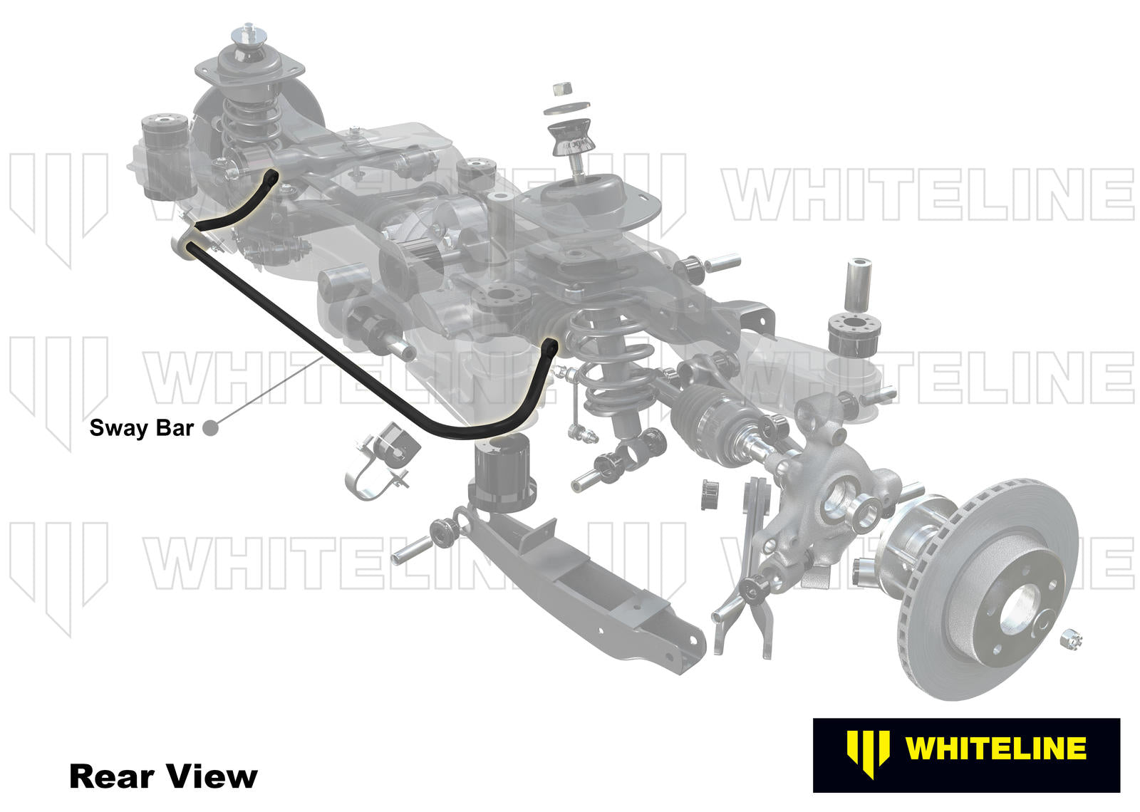 Whiteline Verstelbare achterste anti-roll bar Kia Stinger GT