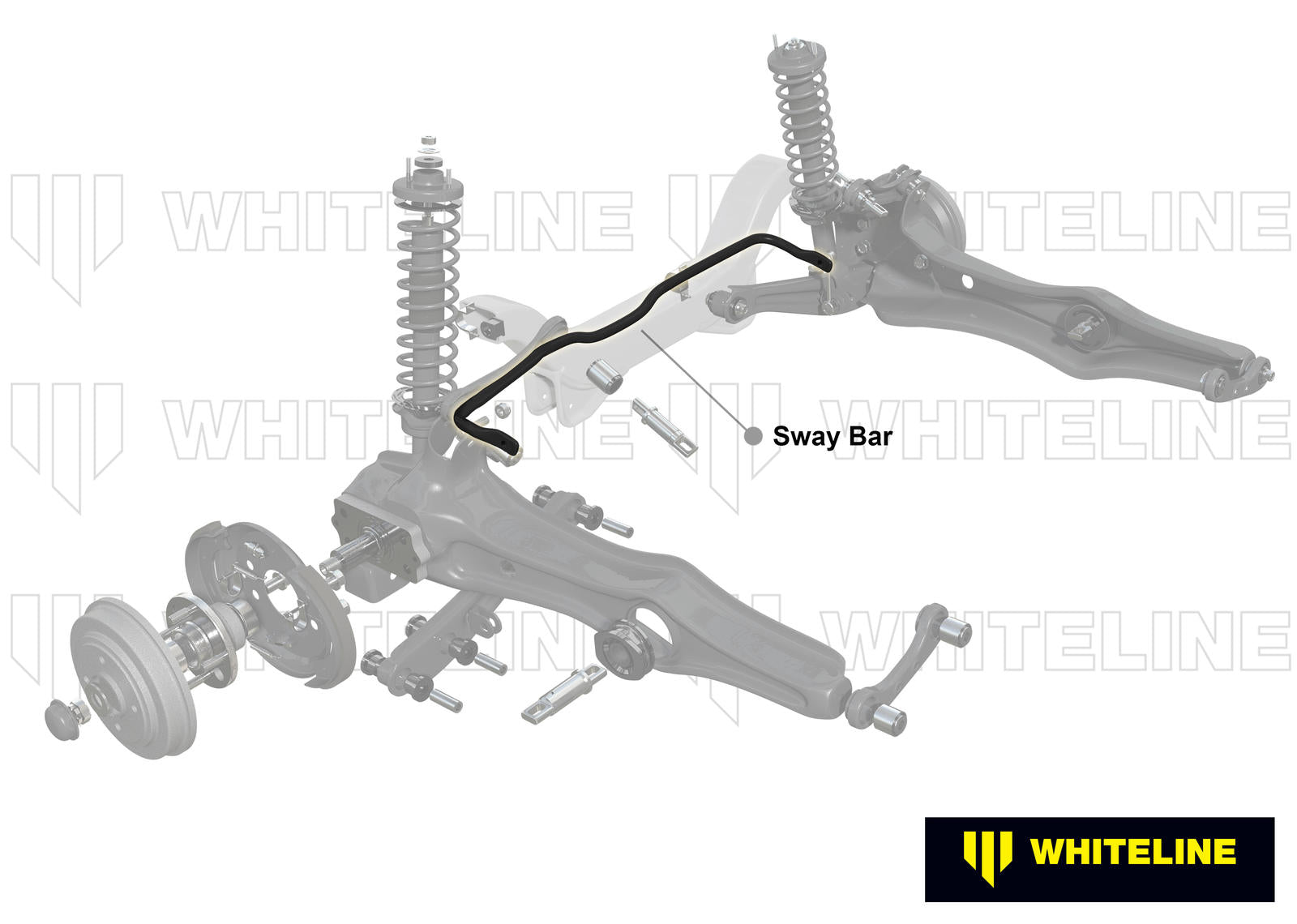 Whiteline Verstelbare achterste anti-roll bar Mini Cooper S / JCW F56
