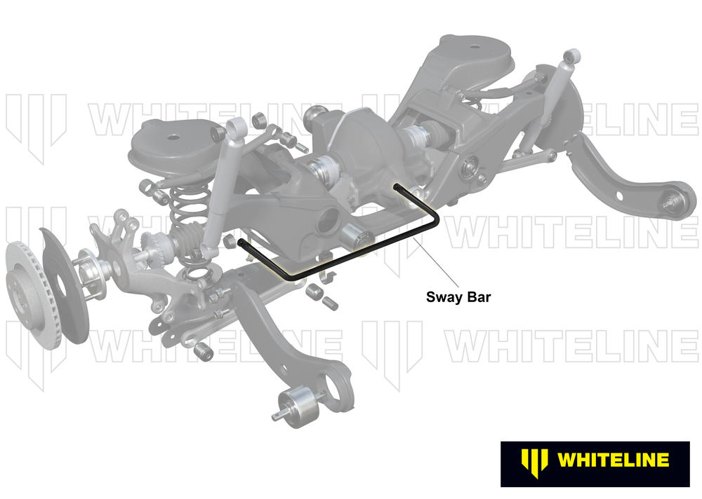 Whiteline Verstelbare achterste stabilisatorstang Mazda RX8