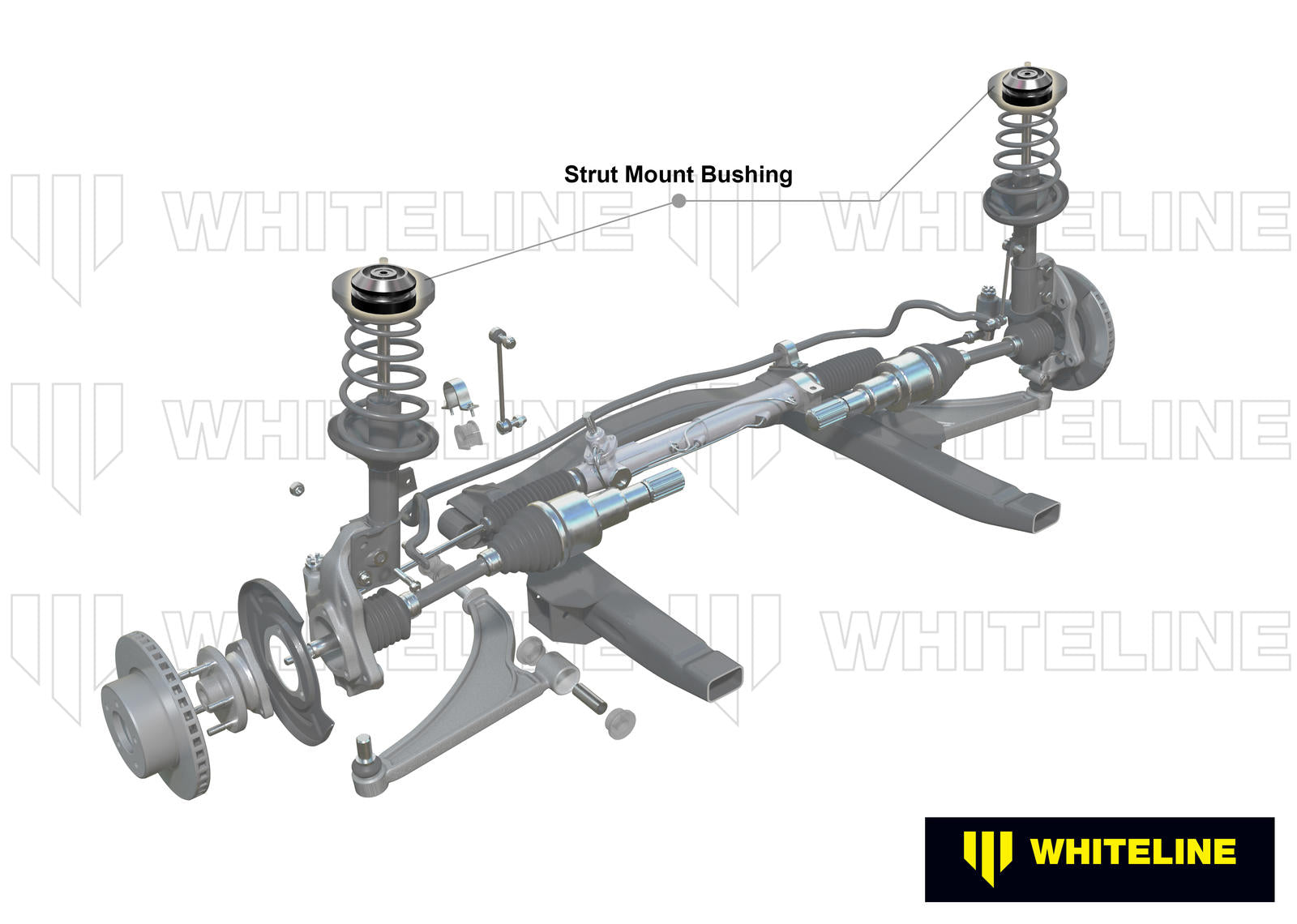 Whiteline Verstelbare veerpootbrug Subaru Impreza GT GC8 / WRX / STI 00-07